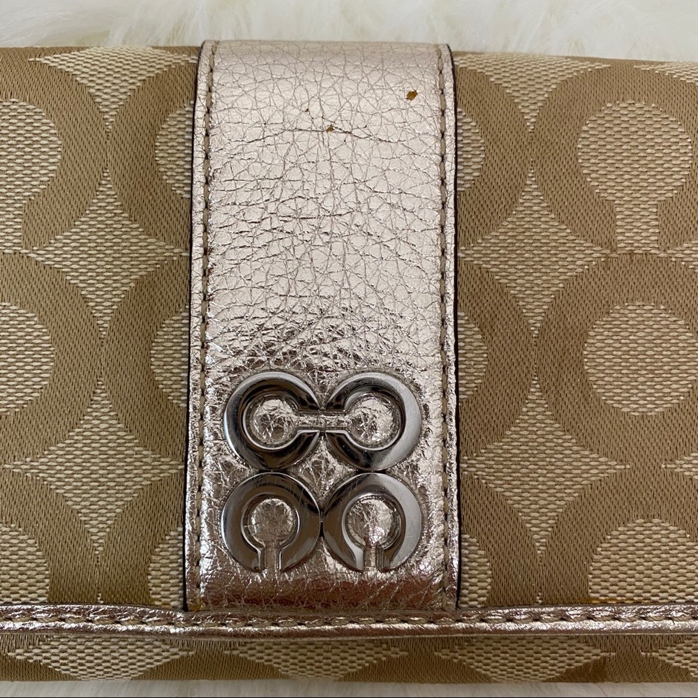 Long Coach Monogram Wallet - Picture 2 of 12